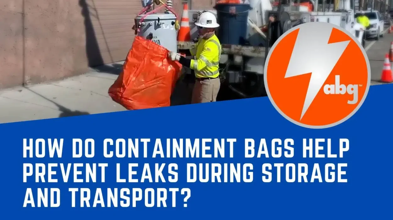 How Do Containment Bags Help Prevent Leaks During Storage and Transport?